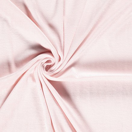 Balsløw Velurstoff i bomull 150cm 12 Rosa 50cm