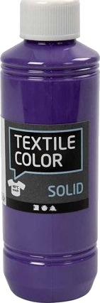 Diverse Textile Solid ugjennomsiktig Lilla 250 ml 1 flaske Diverse Textile Solid ugjennomsiktig Lilla 250 ml 1 flaske