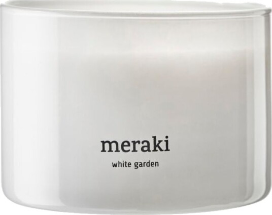 Meraki duftlys 60 timer White garden Meraki duftlys 60 timer White garden