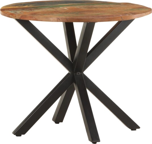 vidaXL Sidebord 68x68x56 cm gjenvunnet heltre