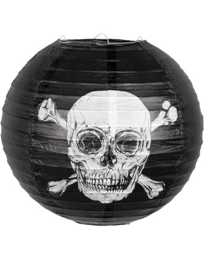 Papirlanterne 25 cm Golden Pirate