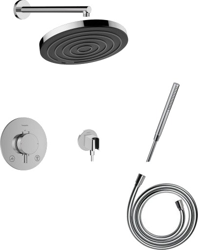 Hansgrohe Ecostat Comfort S Pulsify S Dusjsett Krom