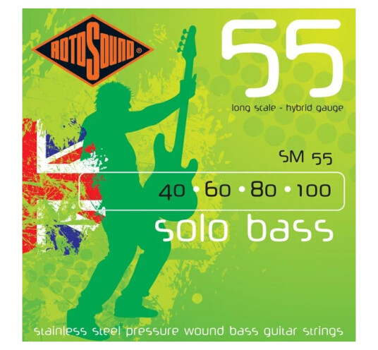 Rotosound SM 55 Solo Bass Halfwound 040 100 Rotosound SM 55 Solo Bass Halfwound 040 100