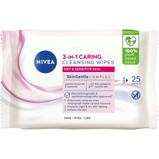 Nivea Gentle Cleansing Wipes 25pcs Nivea Gentle Cleansing Wipes 25pcs