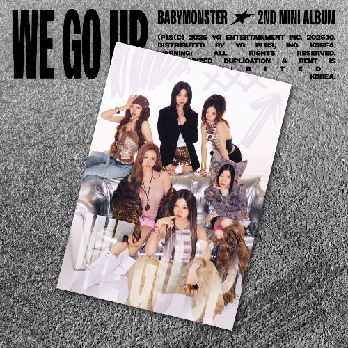 BabyMonster We Go Up Postcard Version CD