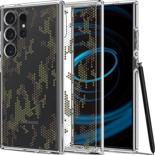 Spigen Ultra Hybrid - digital camo - Samsung Galaxy S24 Ultra