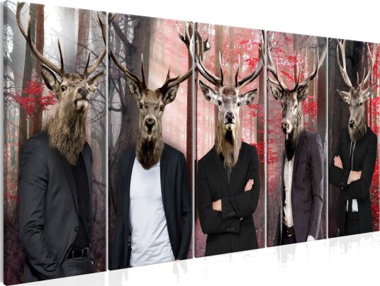 Bilde People In Masks 200x80 Artgeist sp. z o. o.