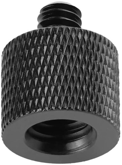 Adapter - Gjenger - 1/4" hann til 3/8" hunn