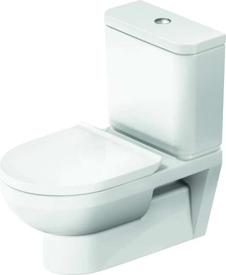 Duravit No.1 Vegghengt toalett 365x650 mm, Rimless, Hvit m/HG Duravit No.1 Vegghengt toalett 365x650 mm, Rimless, Hvit m/HG