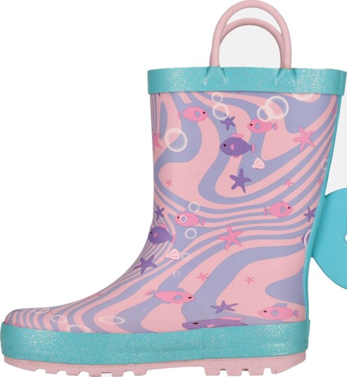 Zigzag Rook Kids Rubber Boot