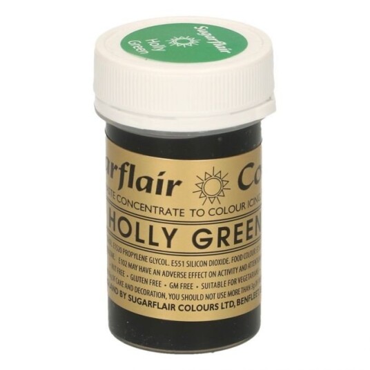 Sugarflair Pastafarge Holly Green 25g 