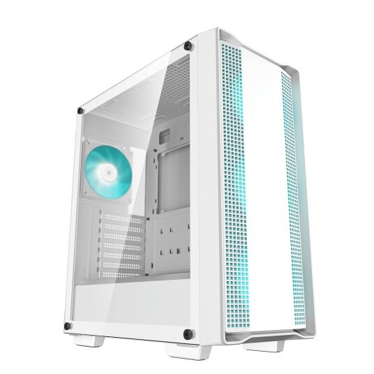 Deepcool CC560 WH V2 Midi Tower Kabinett ATX Hvit med Herdet Glass Deepcool CC560 WH V2 Midi Tower Kabinett ATX Hvit med Herdet Glass