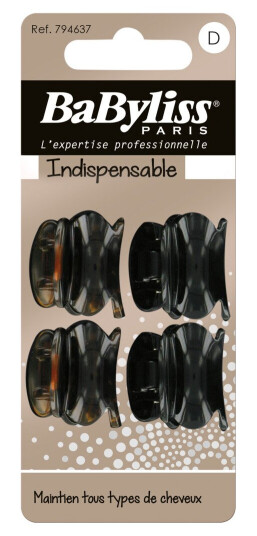 BABYLISS HÅRSPENNE, 4 STK BABYLISS HÅRSPENNE, 4 STK