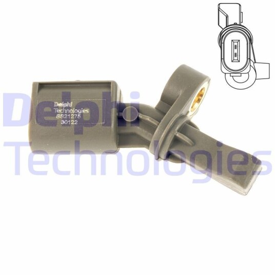 Sensor, ABS DELPHI SS21275-12B1