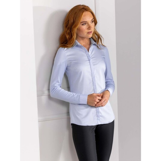 Le Nouveau Chef Bluse Demy; Størrelse XS; Lyseblå Le Nouveau Chef Bluse Demy; Størrelse XS; Lyseblå