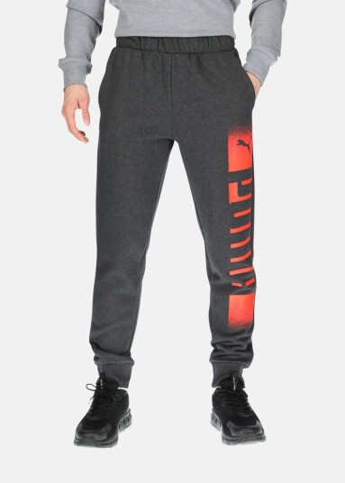 Puma Rebel Sweatpants Fl Dark Gray Heather S Hverdagsbukser Puma Rebel Sweatpants Fl Dark Gray Heather S Hverdagsbukser