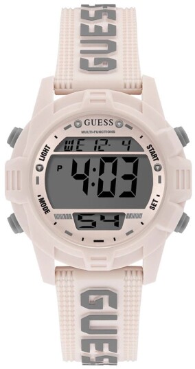 Guess Dameklokke GW0015L4 Boost Grå/Gummi Ø43 mm