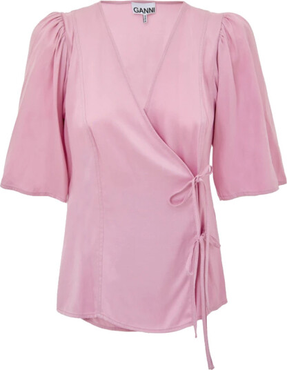 Ganni Dame Bluser & Skjorter Rosa S,