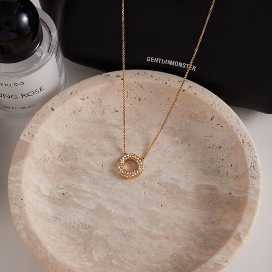 Céleste Necklace Ortensiane 18K Gold