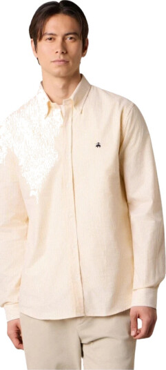 Brooks Brothers Herre Skjorter Gul 3XL,