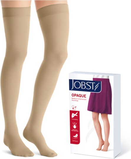 JOBST Opaque lårstrømpe, Klasse 2, x-large, natural, 1 par JOBST Opaque lårstrømpe, Klasse 2, x-large, natural, 1 par