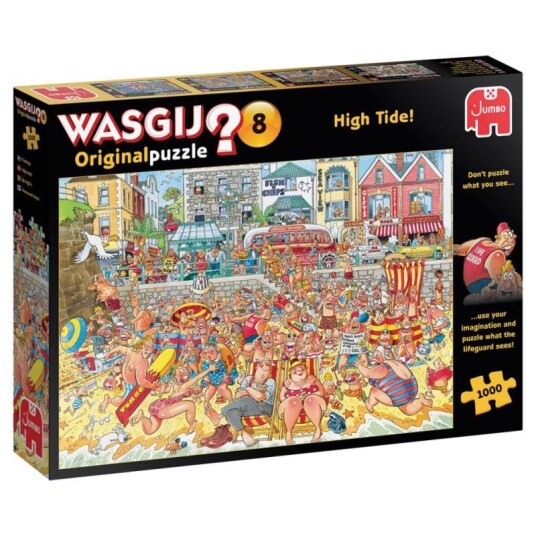 Wasgij Original 8 Puslespill 1000 Brikker Tidevannet Kommer!