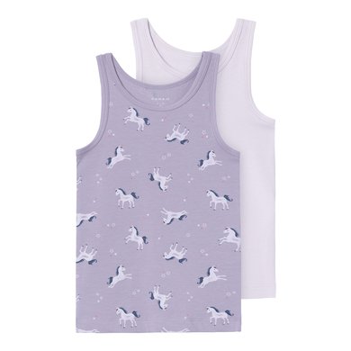 Name It Tank top 2-pakning Lavender Aura