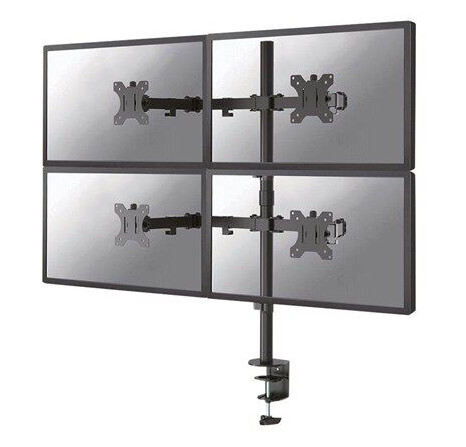 Neomounts by NewStar Neomounts FPMA-D550D4 mounting kit - full-motion - for 4 flat panels - black