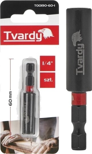 Tvardy Magnetisk Slagholder For Bits 1/4" 60 Mm
