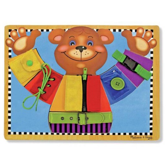 Melissa & Doug Klæd-mig-på træneplade