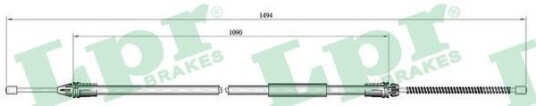 Bremsewire LPR C0718B Bremsewire LPR C0718B