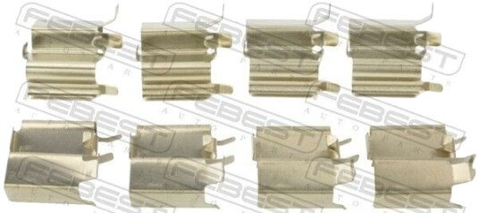 Monteringssett, bremseklosser FEBEST 0703-JB416F-KIT
