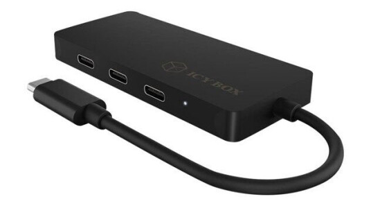 RaidSonic ICY BOX IB-HUB1429-CPD USB-hub - 4 porter - Svart RaidSonic ICY BOX IB-HUB1429-CPD USB-hub - 4 porter - Svart