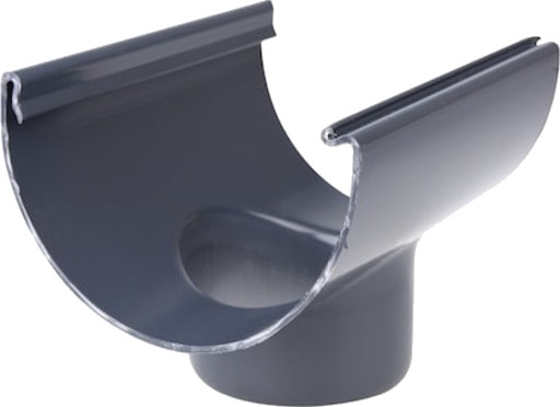 Plastmo tut, 12", Ø75mm, grafitt gray 120