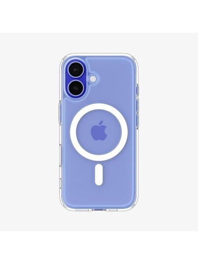 Spigen Ultra Hybrid T (Magfit + Camera Control), Etui, Apple, Iphone 16, 15,5 Cm (6.1"), Gjennomsiktig, Hvit