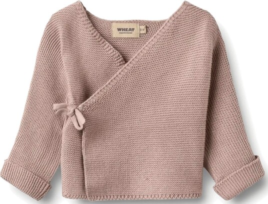 Wheat Knit Wraparound L/S Siva DRY ROSE 50