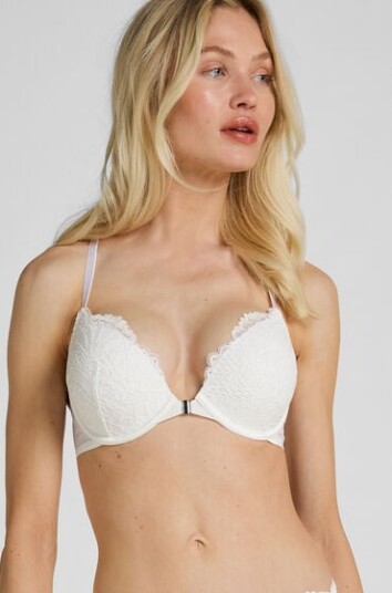 Hunkemöller Vatterte push up bøyle bh Whitney Hvit