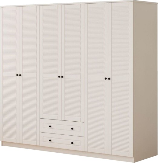 Sylvenor Garderobe 210x210 cm - Matt Hvit