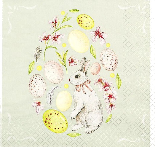 Daybyday servietter 33x33cm gentle easter