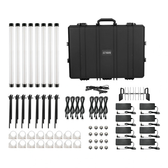 Nanlite PavoTube II 15XR 8-Light kit 60cm 8 Pakk LED Tubelys Kit