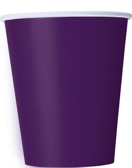 Crosswear 14 stk Mørk Lilla Pappkrus 270 ml
