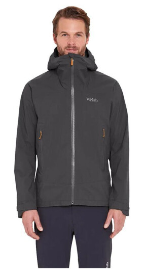 Rab Downpour Light Jacket Anthracite Anthracite XXL