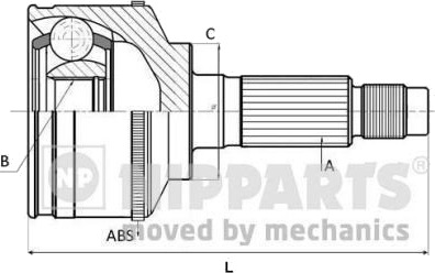 Drivledd NIPPARTS J2824139