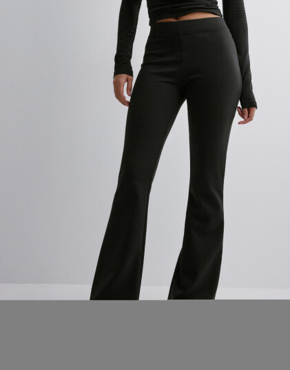 Only Svart Onlfever Stretch Flaired Pants Jrs