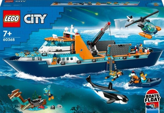 Lego City Polarutforskere Med Skip 60368 Lego City Polarutforskere Med Skip 60368