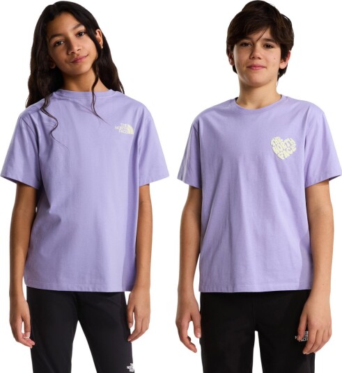 The North Face Teen G Brand Proud Relaxed Ss Tee   Gra   Purple   S