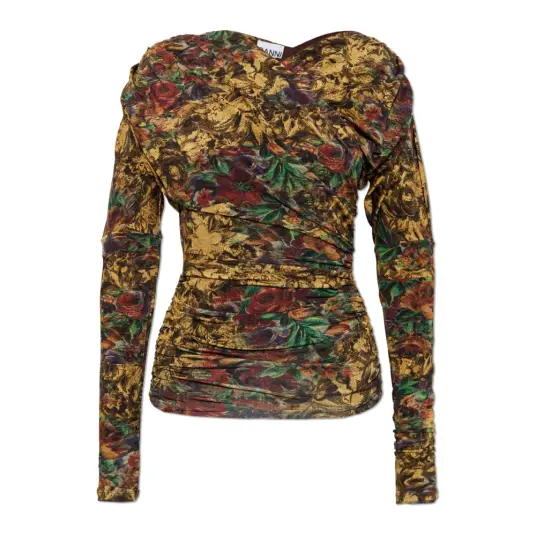 Ganni Dame Bluser & Skjorter Flerfarget S,