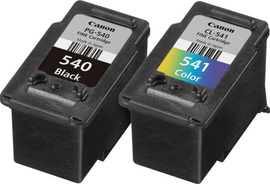 Canon Pg-540 / Cl-541 Multipack - 2 Pakker - Svart, Farge (Cyan, Magenta, Gul) - Original - Blekktank - For Pixma Mg3150, Mg3510, Mg3550, Mg3650, Mg4250, Mx395, Mx475, Mx5255, Mx5255, Mx5505 , Ts5151