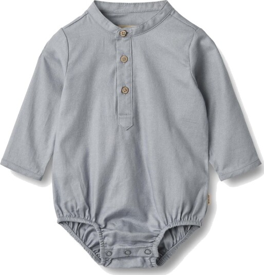 Wheat romper shirt Victor – cloudy sky 86