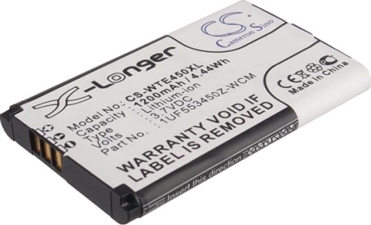 Batteri til Bamboo CTH-470K-DE WTE450XL